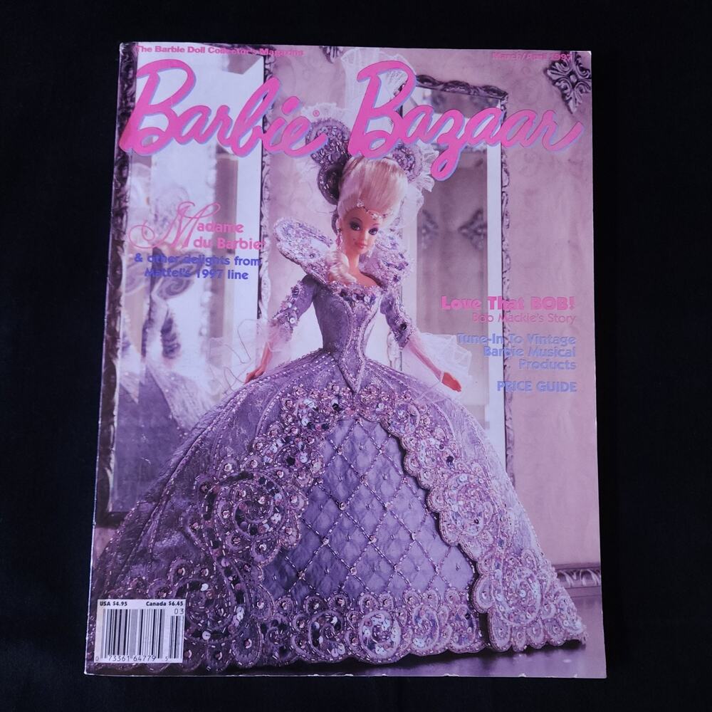 Vintage Bazaar Magazine Madame du Barbie 1997 Vol 9 Issue 2 Doll Collectibles